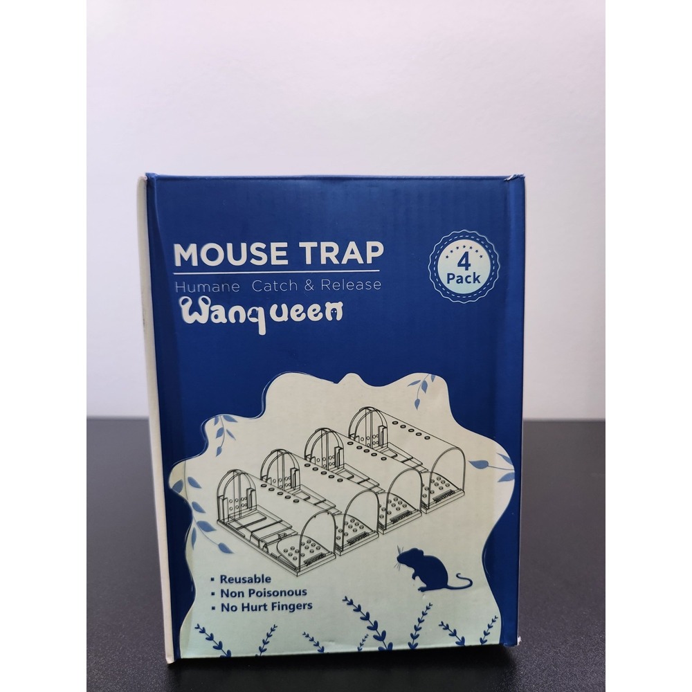 Humane Mouse Traps No Kill, Release Mouse Trap Reusable Mice Trap Live Catch